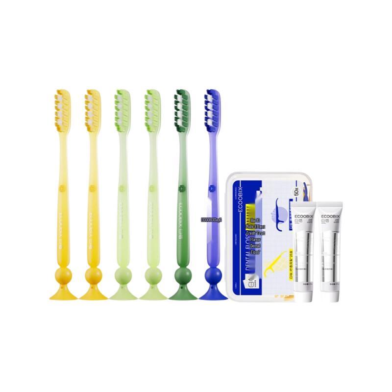 Baixi Long Head Soft Toothbrush - 6-Pack