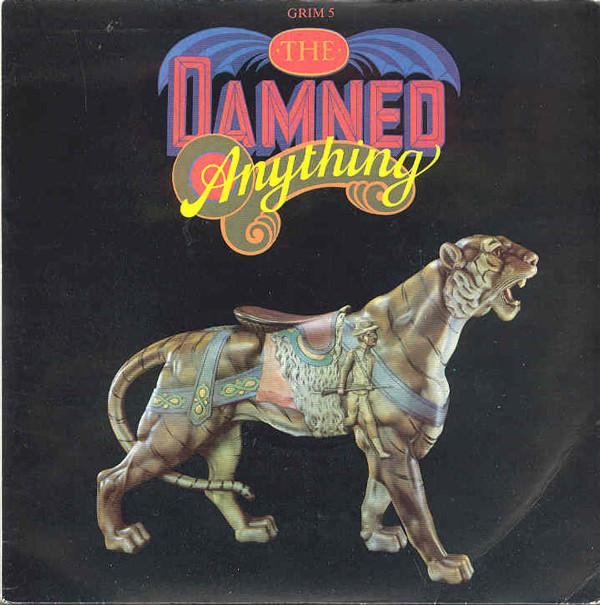 

7inch Record DAMNED - Anything GRIM5 MCA Records 1986 UK Rock Used