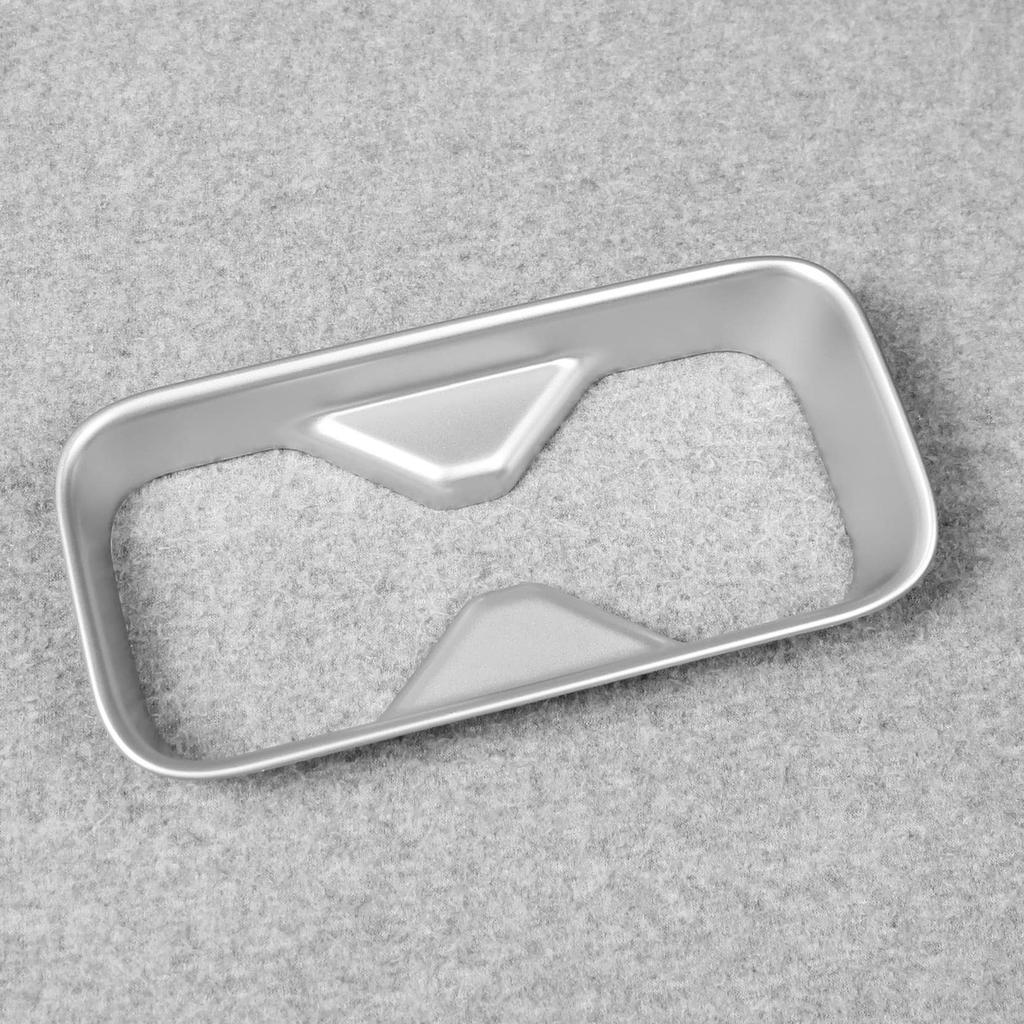 RUIQ Honda New Vezel RV Series Exclusive Interior Rear Seat Drink Holder Cover Garnish HONDA VEZEL Exclusive Design (Satin Silver)