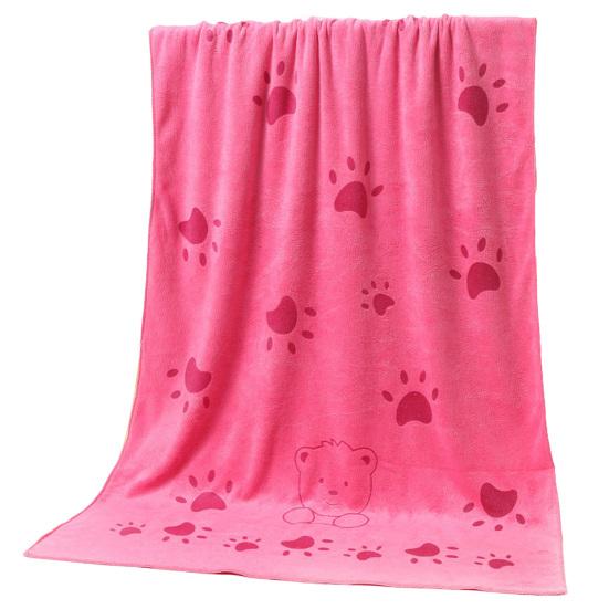 Toalha de banho forte absorção de água de secagem rápida impressão de desenhos animados conforto crianças toalha de banho absorvente