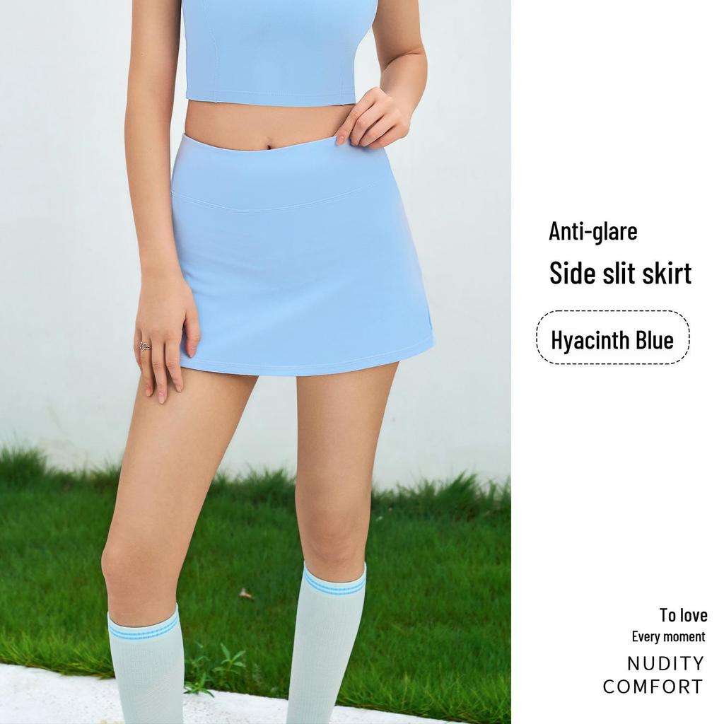 Summer Slim-Fit Quick-Dry Tennis and Running Skirt with Built-In Shorts