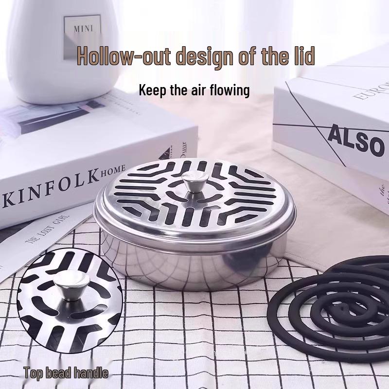 Newcomer Offer: Extra Large Fireproof Mosquito Coil Plate - Thick, Anti-Scald Design for Effective Mosquito and Fly Repellent