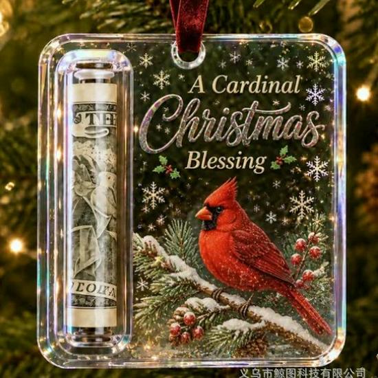 Holiday Cash Gift Holder Ornament
