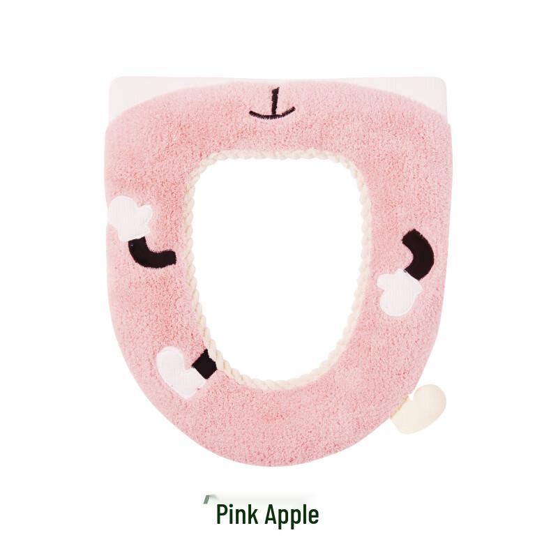 Púliàn Plush Winter Toilet Seat Cover with Handle