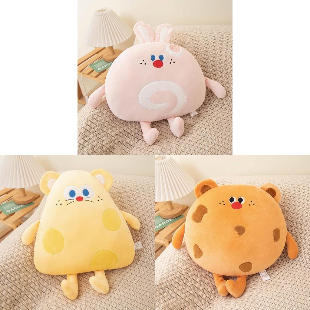 Cookies Rabbit Cake Bear Cheese Mouse Plush Toy Cartoon Doll 40cm Decoration