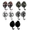 Set of 2 Heavy Duty Suction Hooks Removable Wall Hooks Reusable Bathroom Hooks Perfect for Kitchen Bathroom Bedroom