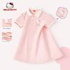 Hellokitty Girls' Skirt Summer Little Girl Pink Princess Dress Children's Clothing Summer Dress Kids Polo Dress
