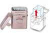 LOGOS Hyper Cooler with Slip Foldable Cooler Box for Disaster Preparedness Sub-Zero Lid, TALL, 81670051,