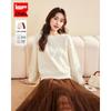 IEF French Style Rhombus Bow Knitted Top