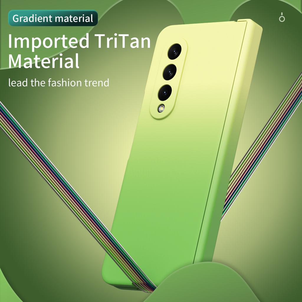 Precise Cutout Folding Phone Case For Samsung Galaxy Z Fold 3 4 Fold4 5g Fold3 Fold2 Fold 2 Cover With Temrepred Glass Film
