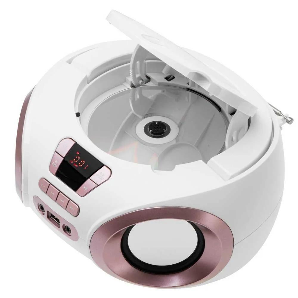 Adler-Europe AD 1181 Boombox FM radio USB White/Copper
