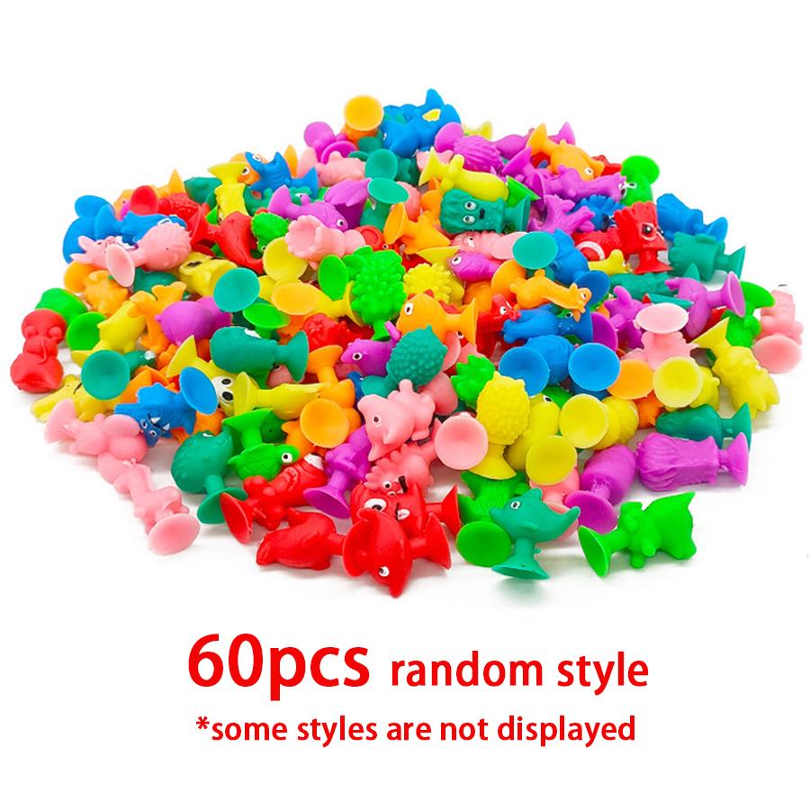 15/30/60pcs Mini Suction Cup Doll Multistyle Monsters Themed Birthday Gift Home Decoration Car Office Desk Ornaments XJM