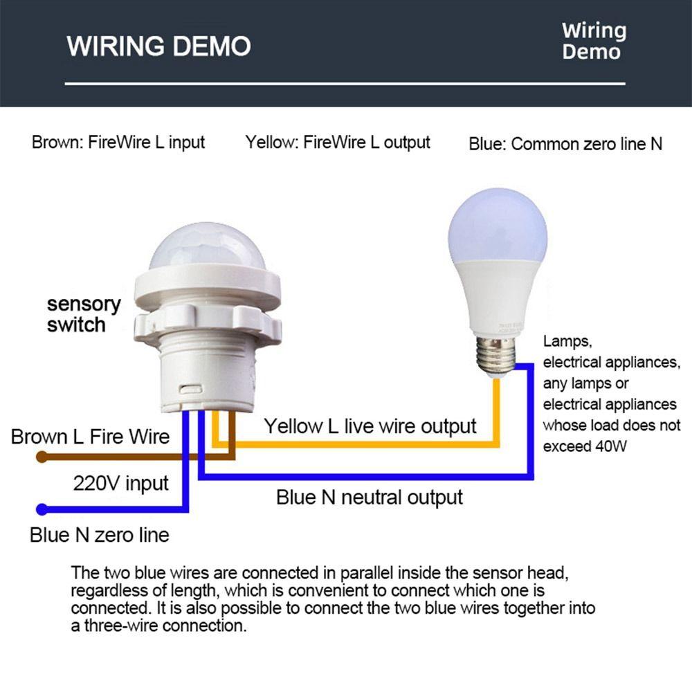 Infrared Detector Automatic Sensor Light Switch PIR Infrared Motion Sensor Detector Smart Switch