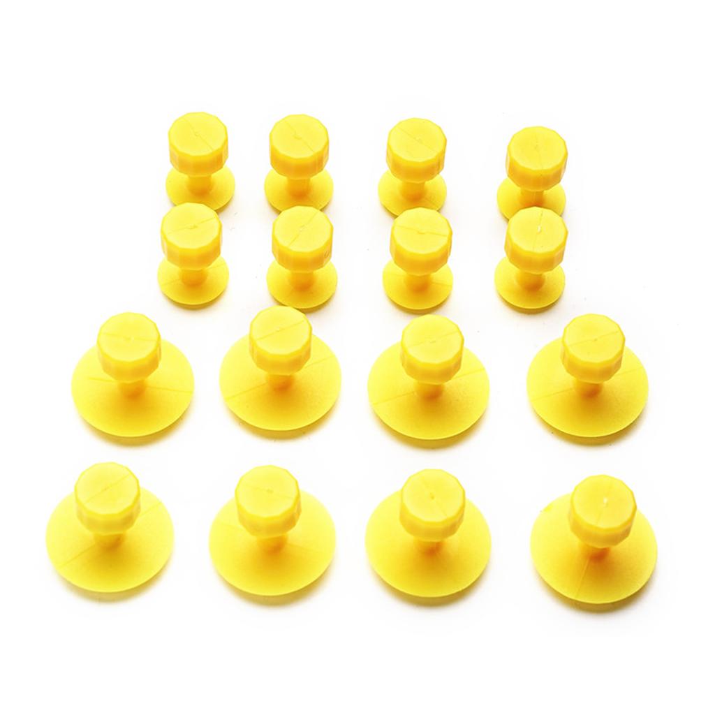 16Pcs Paintles Dent Removal Puller Tabs Dent Repairs Tools Set Glue Pulling Tabs Auto Body Kits