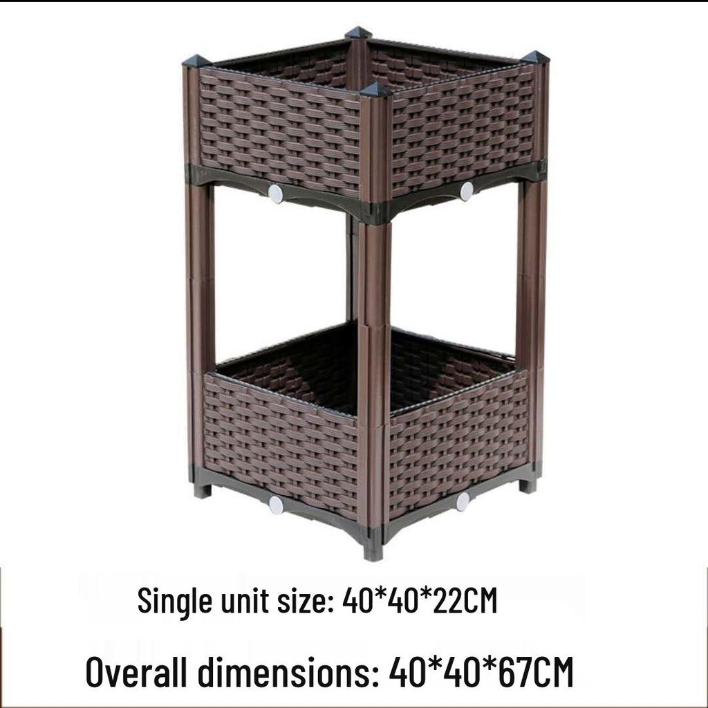 Modular Balcony & Home Vegetable Planting Box - Ideal for Gardens & Seedlings