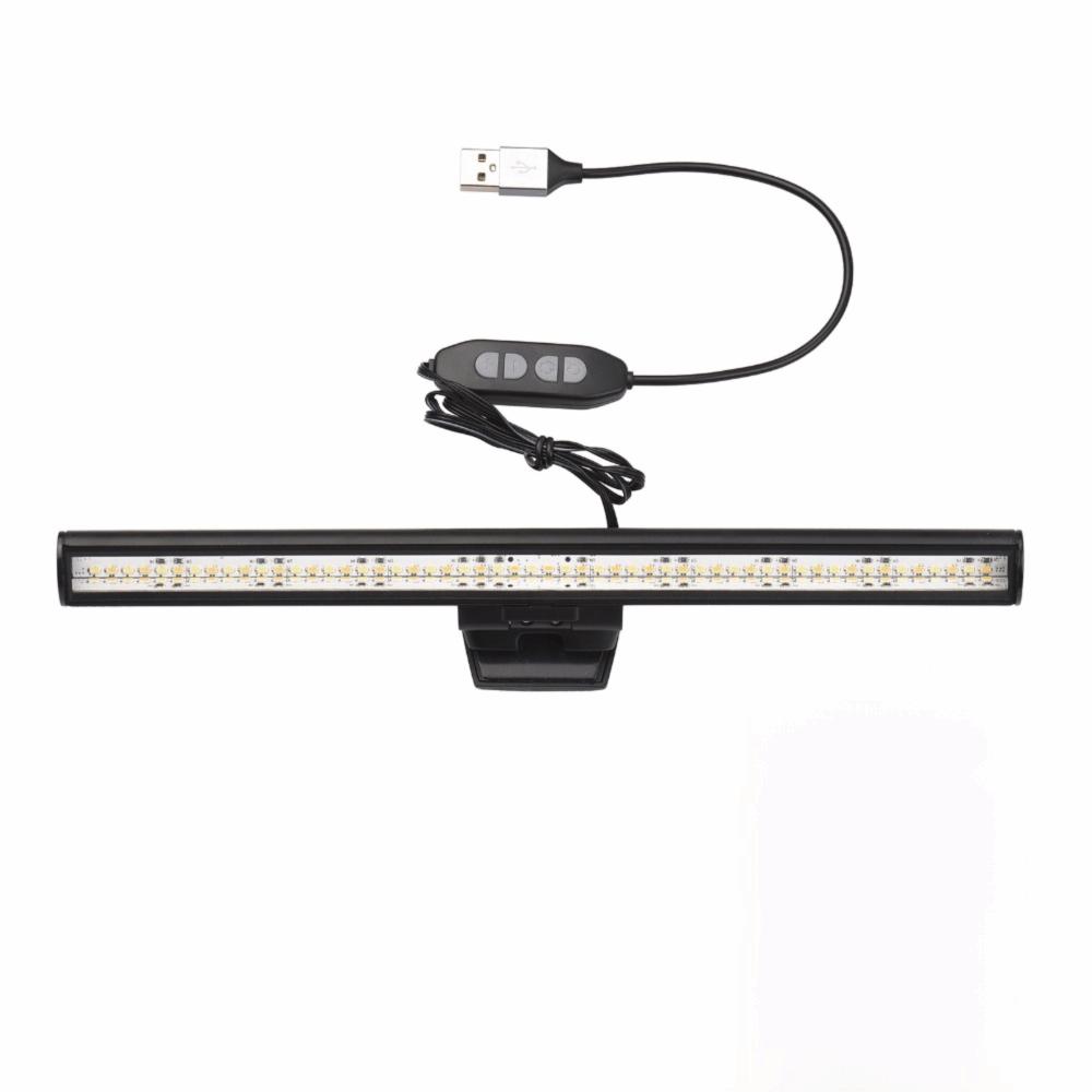 Adjustable Brightness Monitor Light Bar 3 Color Temperature LED Task Lamp  Work From Home