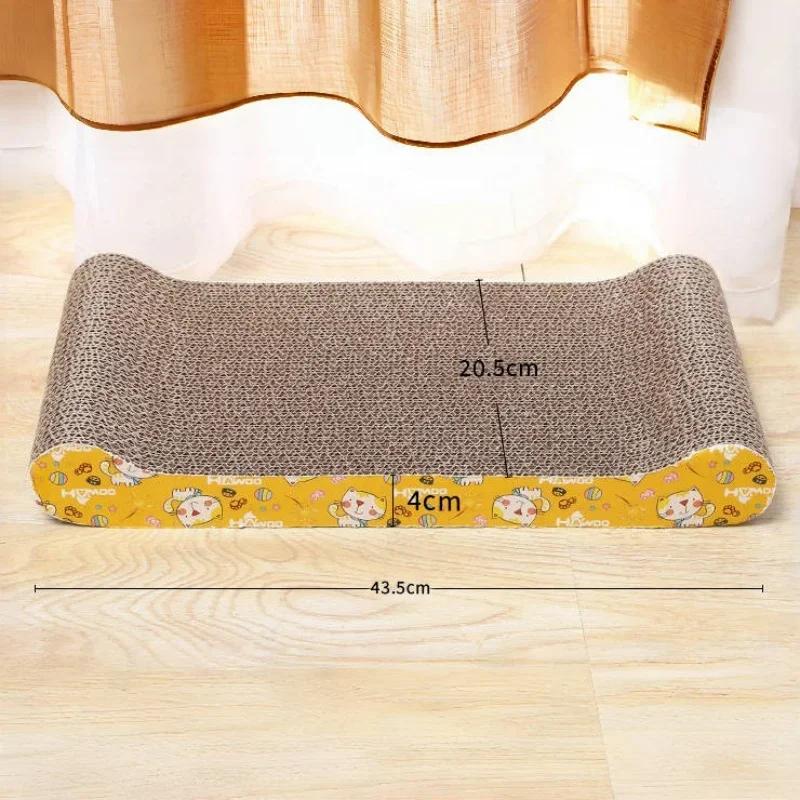 

Cat Scratch Board Cat Toy Cat Scraper Sharpening Claw Cardboard Corrugated Board Scratch-resistant Cat Scratch Board Sofa Bed
