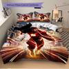 3pcs Flash Speed Bedding Set, Soft Polyester Duvet Cover and Pillowcases Machine Washable Seasons All Suitable & Guest Room Decor270