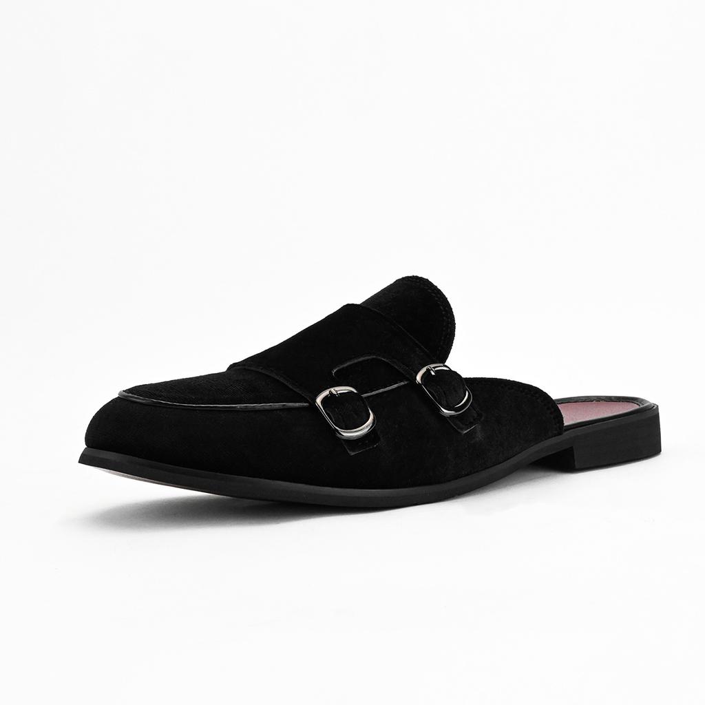 Men's Half Slippers Casual Fashion Versatile One-pedal Casual Muller Shoes Loafers