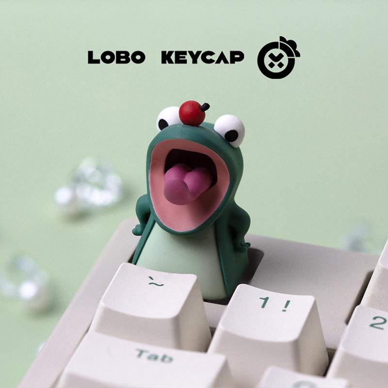 Lobo Keycap 3d Anime Lizard Resin Replaceable Esc Animated Film Keycap Custom Personalized For Mechanical Keyboard Decoration