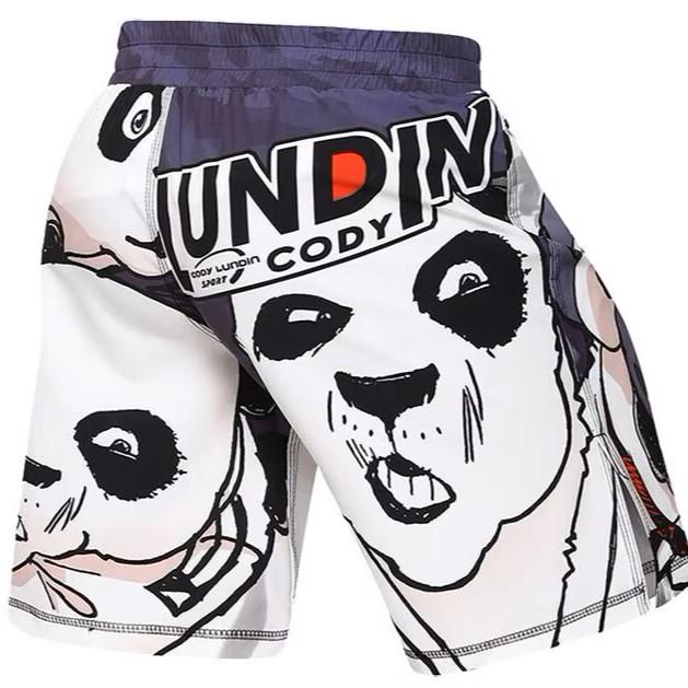 Schlange Kobra Wolf Schädel Panda Hai Affe MMA Muay Thai Kickboxen Shorts Kampfsport UFC Boxer Unisex Männer Frauen Hose Training Sport