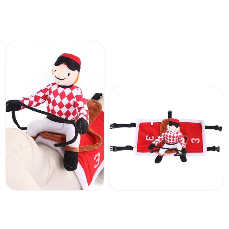 Cats Dog Funny Riding Cosplay Animal Costume Horse Riders Soft Comfortable Costume Accessories Equestrian