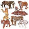 Authentic Forest Animal Pvc Tiger Figurine With Detailed Design For Nature Scene Decoration