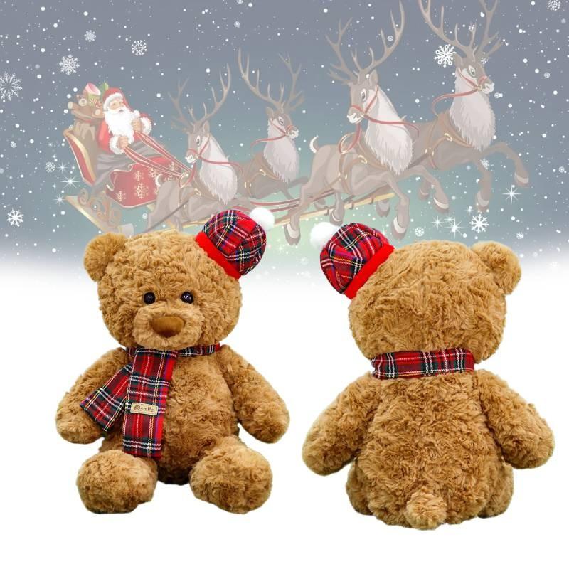 Plush Toy Bear Cute Cartoon Girl Children Birthday Holiday Christmas Gift Doll