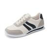 New Women Casual Walking Shoes Flat Lace Up Leather Flat-Bottomed Female Sneakers Vulcanized Shoes Plus Size 42