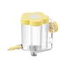 Dispensador Automático de Agua para Pájaros para Jaula, Montaje Magnético Dentro Fuera de la Jaula Alimentador de Agua para Loro, Botella de Agua Transparente para Pájaros para Periquito
