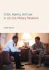 The Crisis, Agency, and Law In US Civil-Military Relations Book