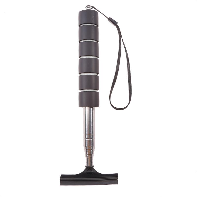 Bilbackspegel Torkare Rostfritt stål Teleskopisk infällbar skiktad borsthuvud Fönstertvätt Rengöringsborste Handhållen torkare