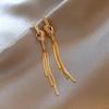 Sterling Silver Tassel Earrings, Light Luxury, 2026 Hot Style, Unique High-End Feel, Elegant Ear Drops for Women