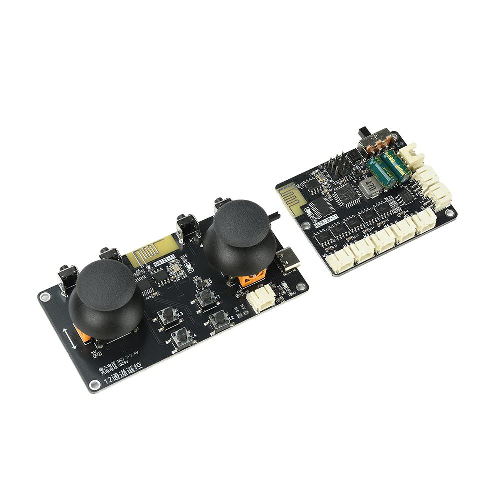 2,4G 12-Kanal Vollproportionale Geschwindigkeitsregelung Drahtlose Fernbedienungsplatine DIY-Kit Typ C