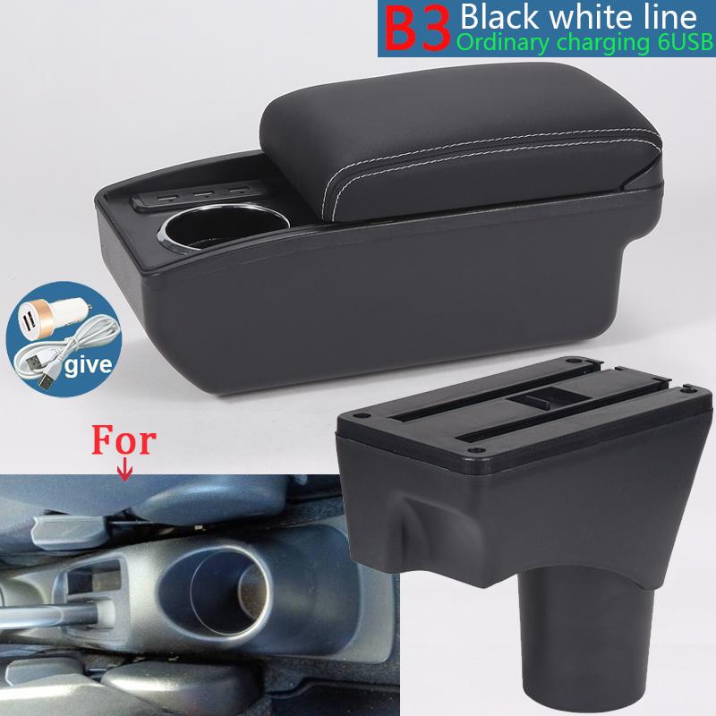 For Nissan Sunny Armrest Box For Nissan March Micra K13 Car Armrest Storage Box Dedicated Retrofit Parts Interior Car Accessorie