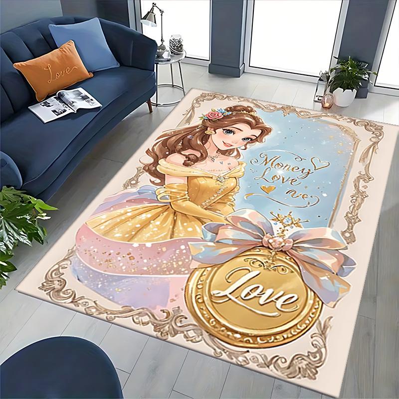 1pc Love Money Magic Carpet Rug for Bedroom Living Room Decor Sofa Home Game Area Rug Non-slip Floor Mat. D7220186