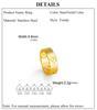 Cazador Stainless Steel Four-leaf Clover Rings for Women Gold Color Lucky Jewelry Anniversary Birthday Gift Wholesale 2026 New