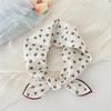 58 Cotton Linen Small Square Silk Scarf for Women - Spring/Autumn/Summer Korean Style Headband & Decorative Scarf