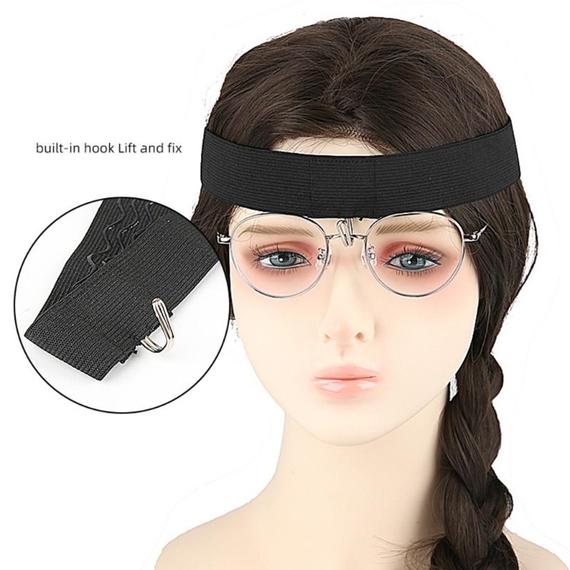 Elastic Eyewear Support Straps Post Nasal Surgeries Eyeglass Holder with Metal Hook Comfortable AntiSlip Design Bands