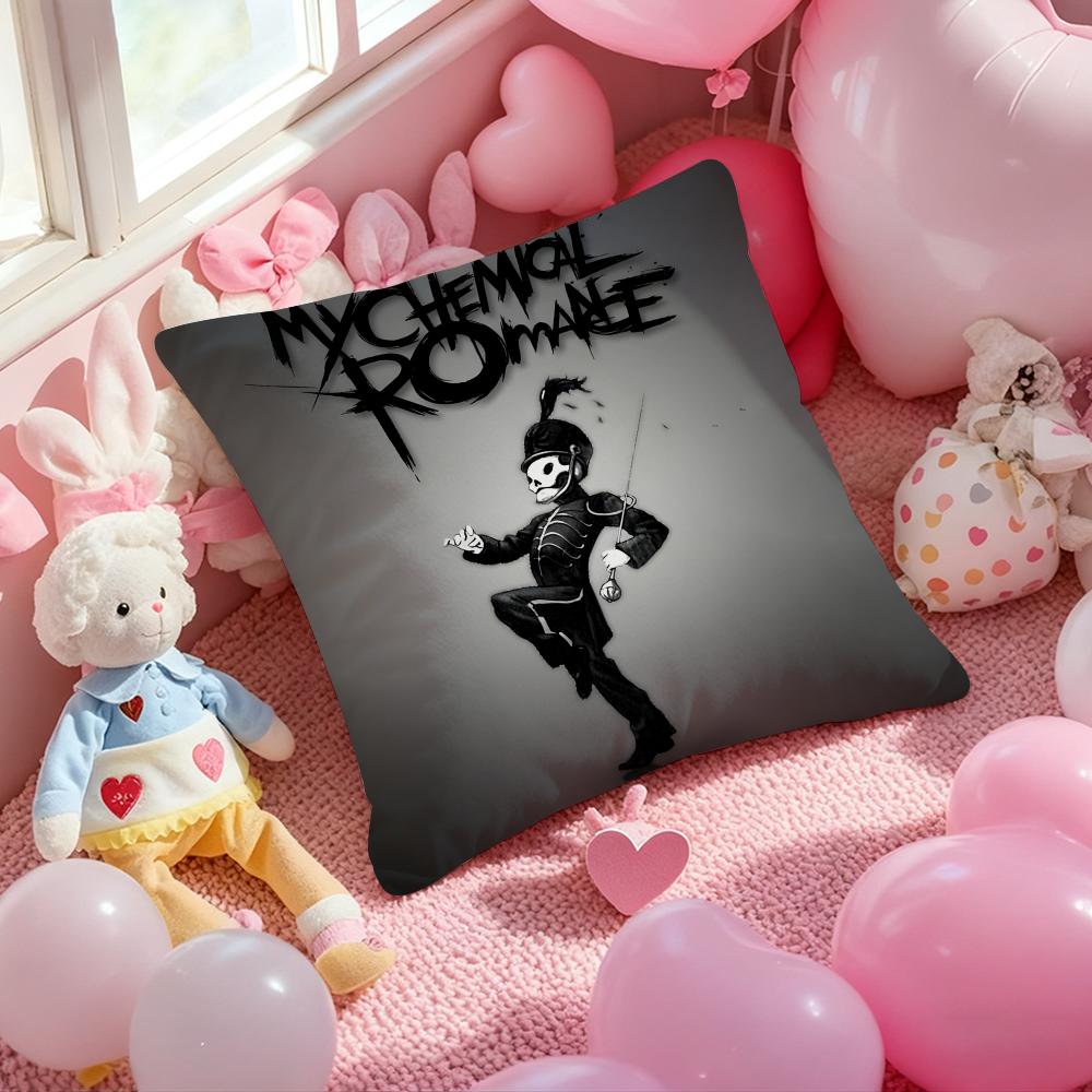 Band My C-Chemical RomanceS Cushion Cover Pattern Printed Pillowcase for Living Room Sofa Cushion Cover & Bedroom Decor
