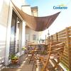 Takasho Cool Shade, Mocha, 2x2m, Polyethylene CSP, Sunshade Awning, CSP-W20M2, Choose the Right Fit for Your Window [2-Year Warranty]