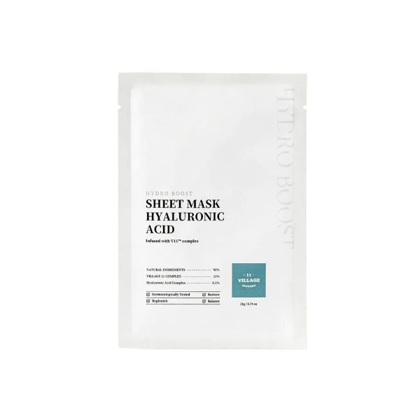 

Village 11 Factory Hydro Boost Sheet Mask Hyaluronic Acid 10 Sheets