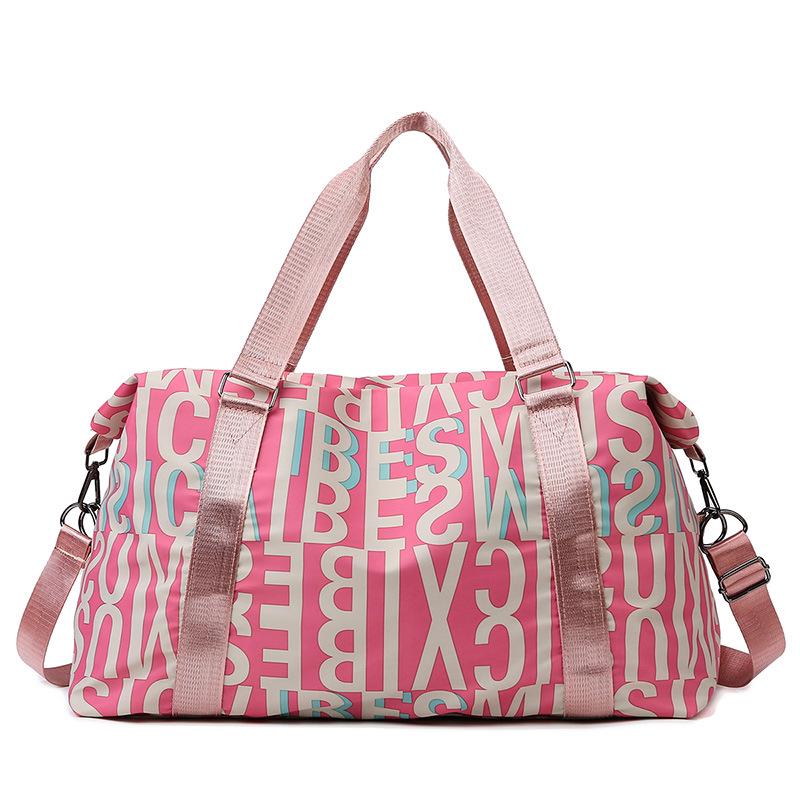 Multifunctional Yoga and Sports Travel Bag with Dry/Wet Separation, Large Capacity, and Trolley-Ready Design.