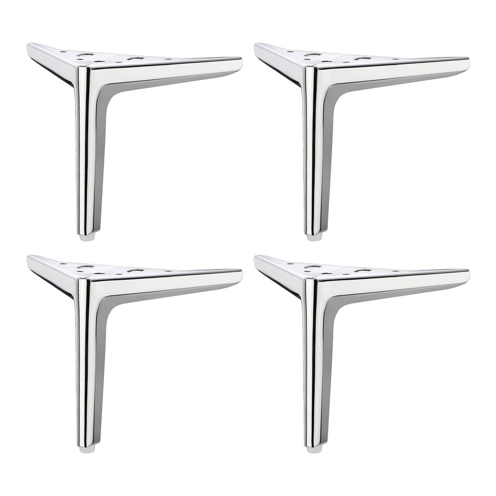 

4 шт. Современные металлические ножки для шкафа, треугольные ножки для мебели, металлические ножки для мебели для дивана, кушетки, кресла и шкафа, замена E