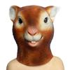 Eichhörnchen Maske Lustiges Tier Eichhörnchen Kopfbedeckung Halloween Latex Maske Maskenball Cosplay Requisite