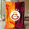 Galatasaray Fußball-Thema Decke Weiche Flanelldecke Plüsch Überwurf Gemütliche Sofa-Bett-Decke für Wohnkultur