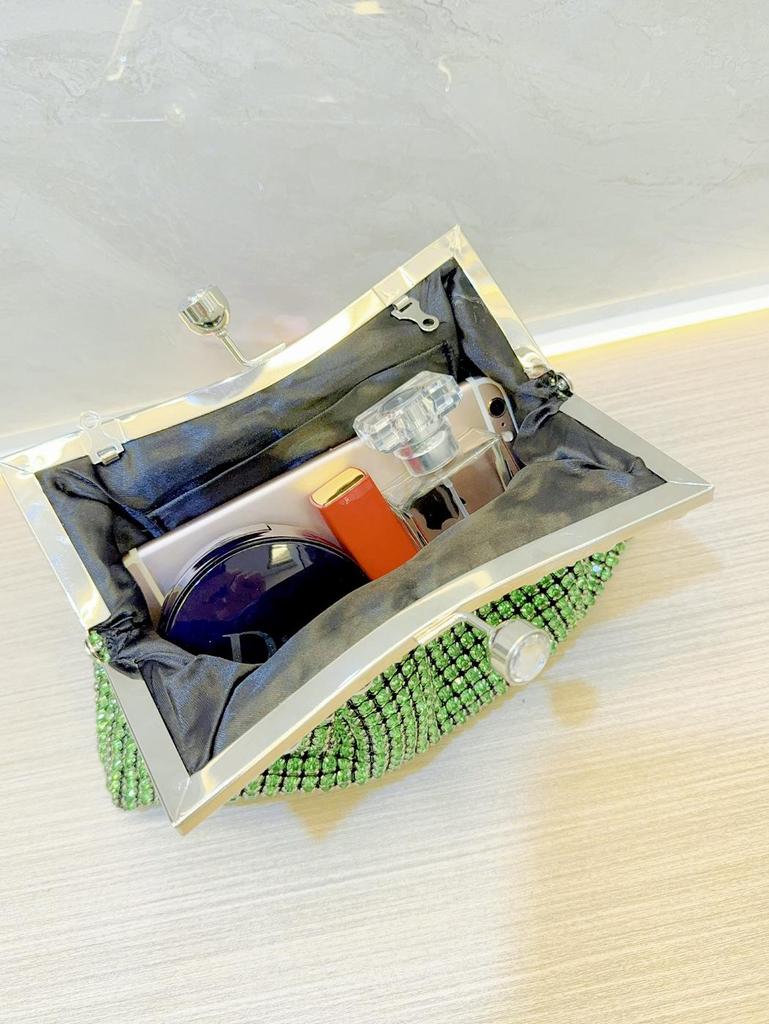 Sparkling Rhinestone Evening Clutch – Perfect for Brides and Banquets