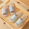 Lidani linen slippers men's summer home indoor four seasons non-slip sweat-absorbing women's floor cotton and linen sandals