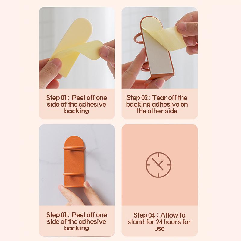 1PC Wall-Mounted Electric Toothbrush Holder Razor Holder Storage Self-AdhesiveToothbrush Organizer Bathroom Accessories