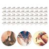 500pcs Exquisite Pinch Clips Stainless Steel Pendant Clasps Pendant Connectors  Craft Making